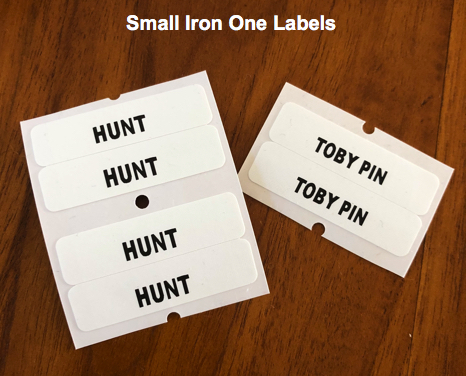 Mixed Label Pack-Iron On and Flexi-ID Labels